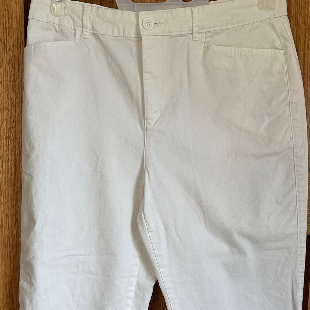 Croft & Barrow White Ankle Pants